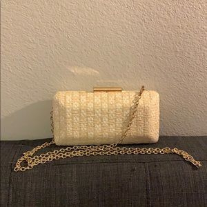 Sondra Roberts Straw Clutch